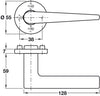 FSB ASL 1005 Lever Hdls/Roses 304 SSS