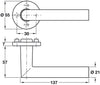 FSB ASL 1076 Lever Hdls/Roses 304 SSS