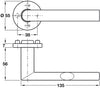 FSB ASL 1108 Lever Hdls/Roses 304 SSS