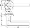 FSB ASL 1035 Lever Hdls/Roses 304 SSS