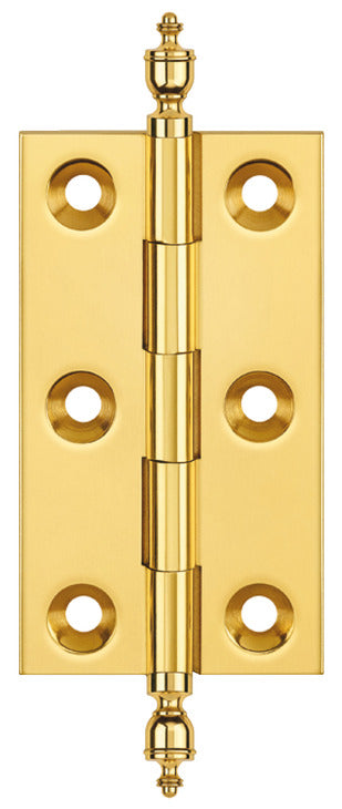 Butt Hinge UrnFinial 63x35mm Brs Cop Plt