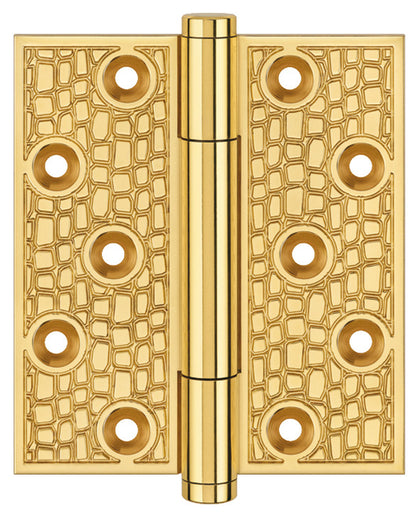 Butt Hinge Gator 100x88mm Brs Satin CP