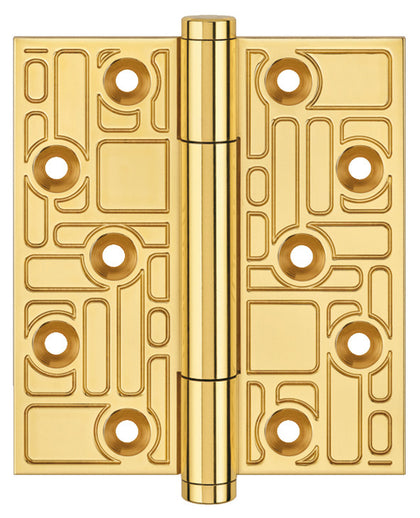 Butt Hinge Rectangle 100x88mm Brs Pol Lq