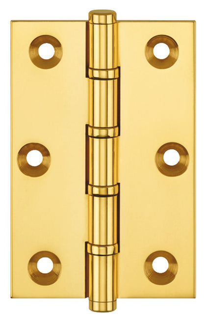 Butt Hinge BB Sqr 76x50mm Brs M.Blk