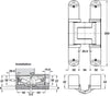 Tectus TE540 3D A8 180D Energy Hinge SSS