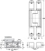 Tectus TE640 3D 180D Energy Hinge SSS