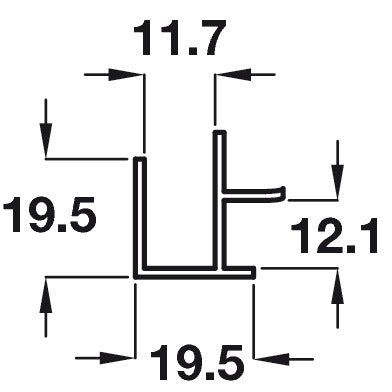 Plinth Cor/End 90D Connector 146mm Slv