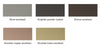 Plinth Panel 145x3000mm Alu Bronze Ano