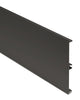 Plinth Panel 145x3000mm Alu Graphite