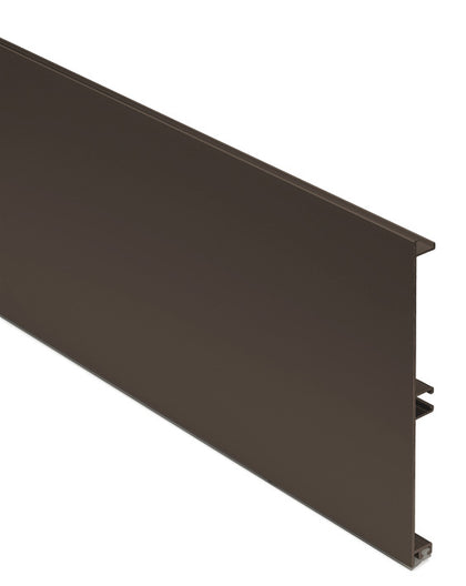 Plinth Panel 145x3000mm Alu Bronze Ano