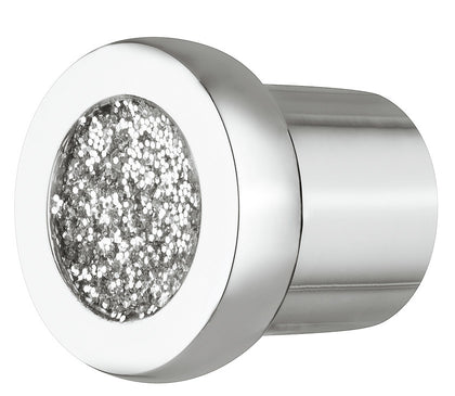 Glitter Knob ZA Pol Chr/Glitter D24x22mm