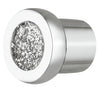 Glitter Knob ZA Pol Chr/Glitter D24x22mm