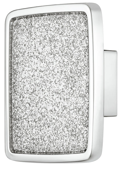 Glitter Knob ZA Pol Chr/Glitter 57x57mm