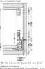 NovaPro Scala AsD Drawer+Rail 90/800mm Slv