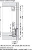 NovaPro Scala AsD Drawer+Rail 90/450mm Slv