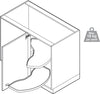 VS Cornerstone Swing 600mm SO Unit UH x2