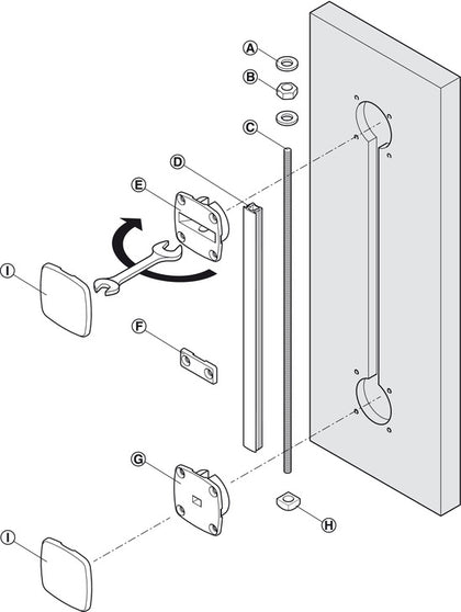 BP Planofit Strght Sys Set 2650mm Blk