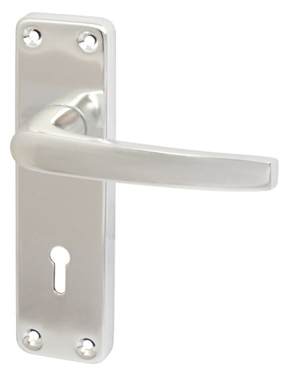 Levers on Plate 152x40mm Lock PA CLR