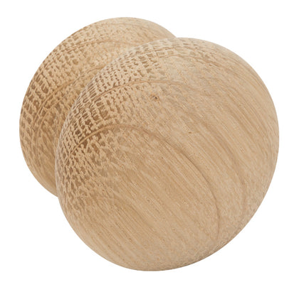 Knob Unfinished Oak D50x37mm