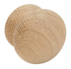 Knob Unfinished Oak D50x37mm