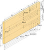 FinettaFlatfrontS10FB FitSet 988-1115mm