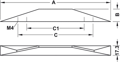 Cutt Pull Hdl Alu SS Effect 320mm cc