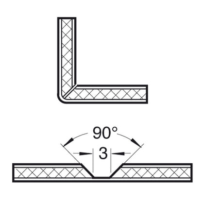 Trend 45D V Groove Cutter