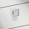 Glitter Knob ZA Pol Chr/Glitter 57x57mm