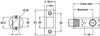 FastLatch Pushfit Privacy Bolt 60mm SN
