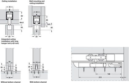 Hawa Junior 80B Mod FitSet 1Dr Long Bolt