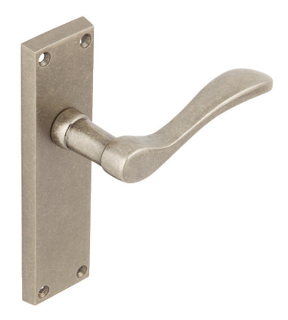 Pewter Effect Scroll Latch Handle
