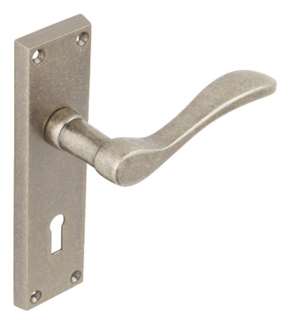 Pewter Effect Scroll Lock Handle CLR