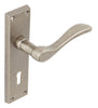 Pewter Effect Scroll Lock Handle CLR