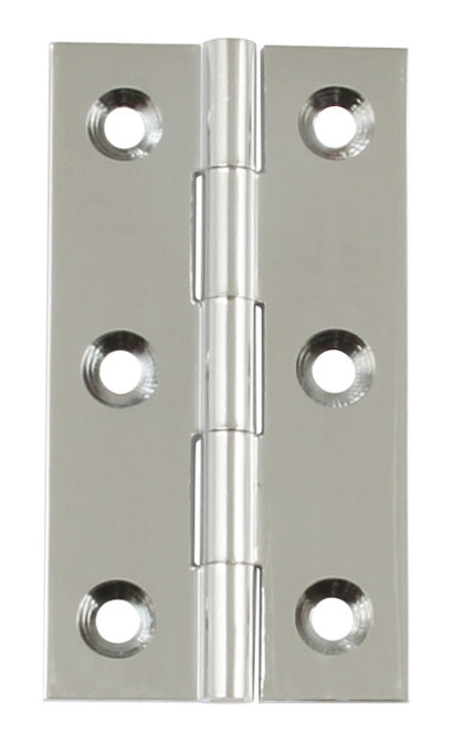 Butt Hinge Sqr 64x35mm Brs PC/Pin SSS