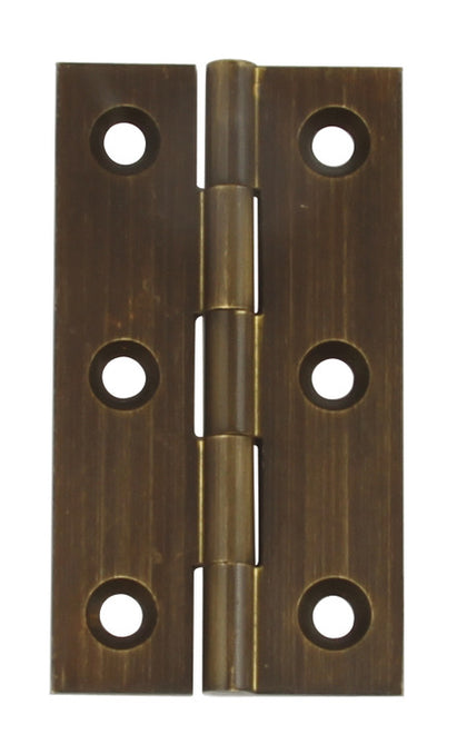 Butt Hinge Sqr 64x35mm Brs Abrz/Pin SSS