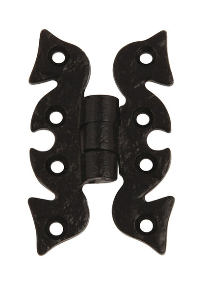 2x Antique Butterfly Hinge 67x47mm Blk