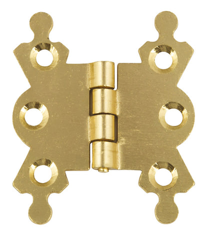 2x Butterfly Hinge 42x35mm Brs Plt EB