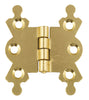 2x Butterfly Hinge 42x35mm Brs Plt EB
