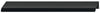 Curve Profile Handle Matt Black 32mm cc