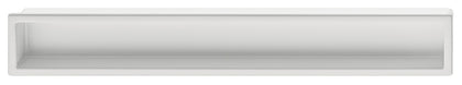 Cubic Inset Hdl ZA Matt White 160mm