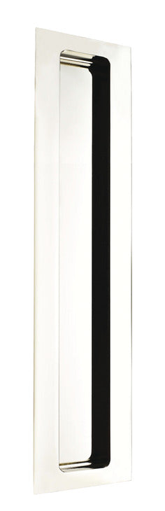 Flush Pull Hdl Plain 305x64mm Brass MBK