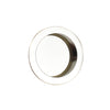 Flush Pull Hdl Plain D76x11mm Brass SN