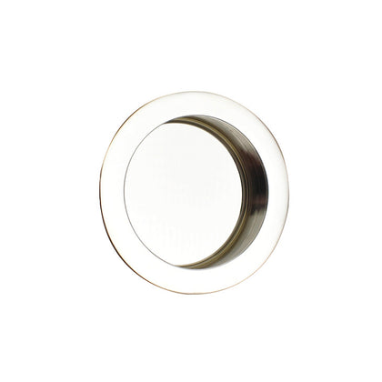 Flush Pull Hdl Plain D76x11mm Brass SN