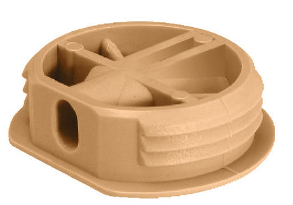 Connecting Fitting Recessed Pl Beige