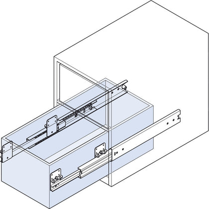 Drawer Runner 700mm St St