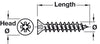 Multipurpose Scr Ful Csk PZ D4.0x50mm