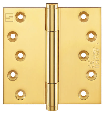 Projection Hinge 100x100mm Brass Pol Lac