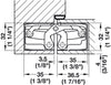 Tectus TE540 3D 180D Hinge MB