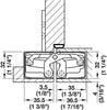 Tectus TE540 3D 180D Hinge PBP