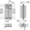 Tectus TE540 3D 180D Hinge BM